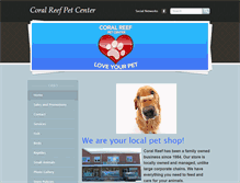 Tablet Screenshot of coralreefpetcenter.com